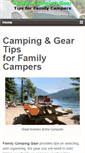 Mobile Screenshot of familycampinggear.com